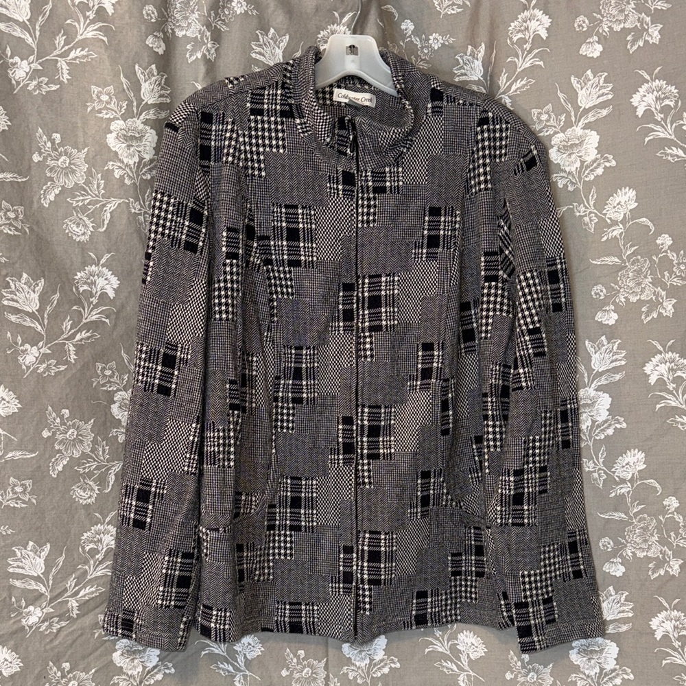 Coldwater Creek Zip Up Sweatshirt Jacket